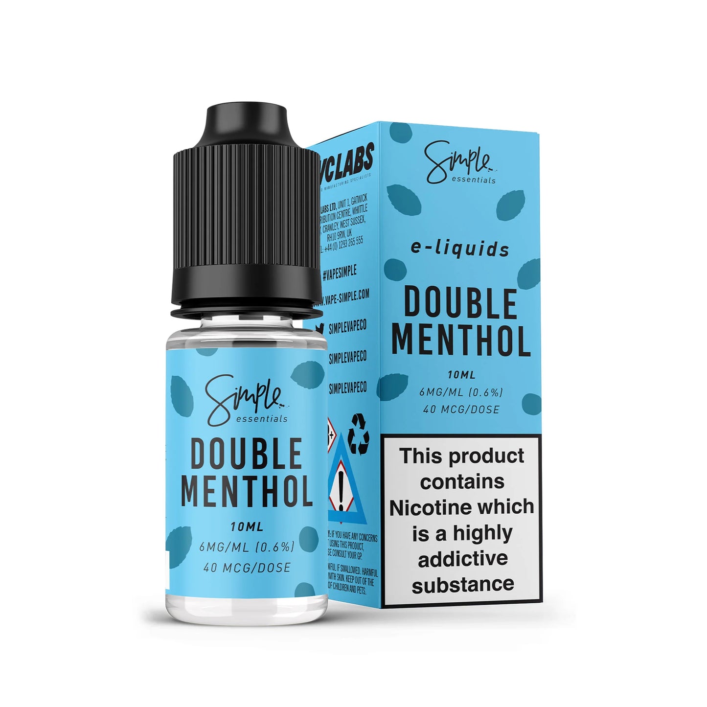 SIMPLE ESSENTIALS Double Menthol 10ml