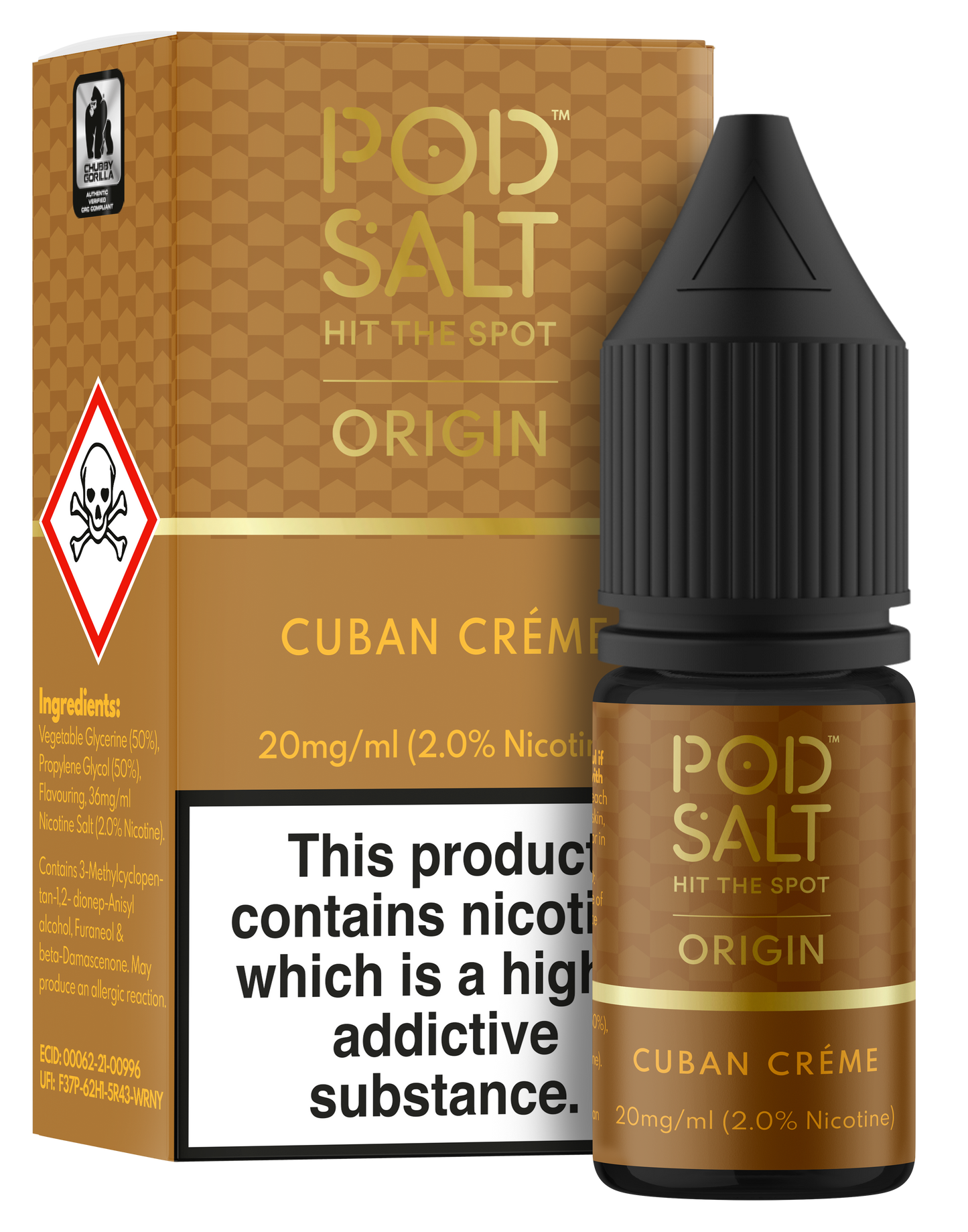 POD SALT Cuban Creme 10ml