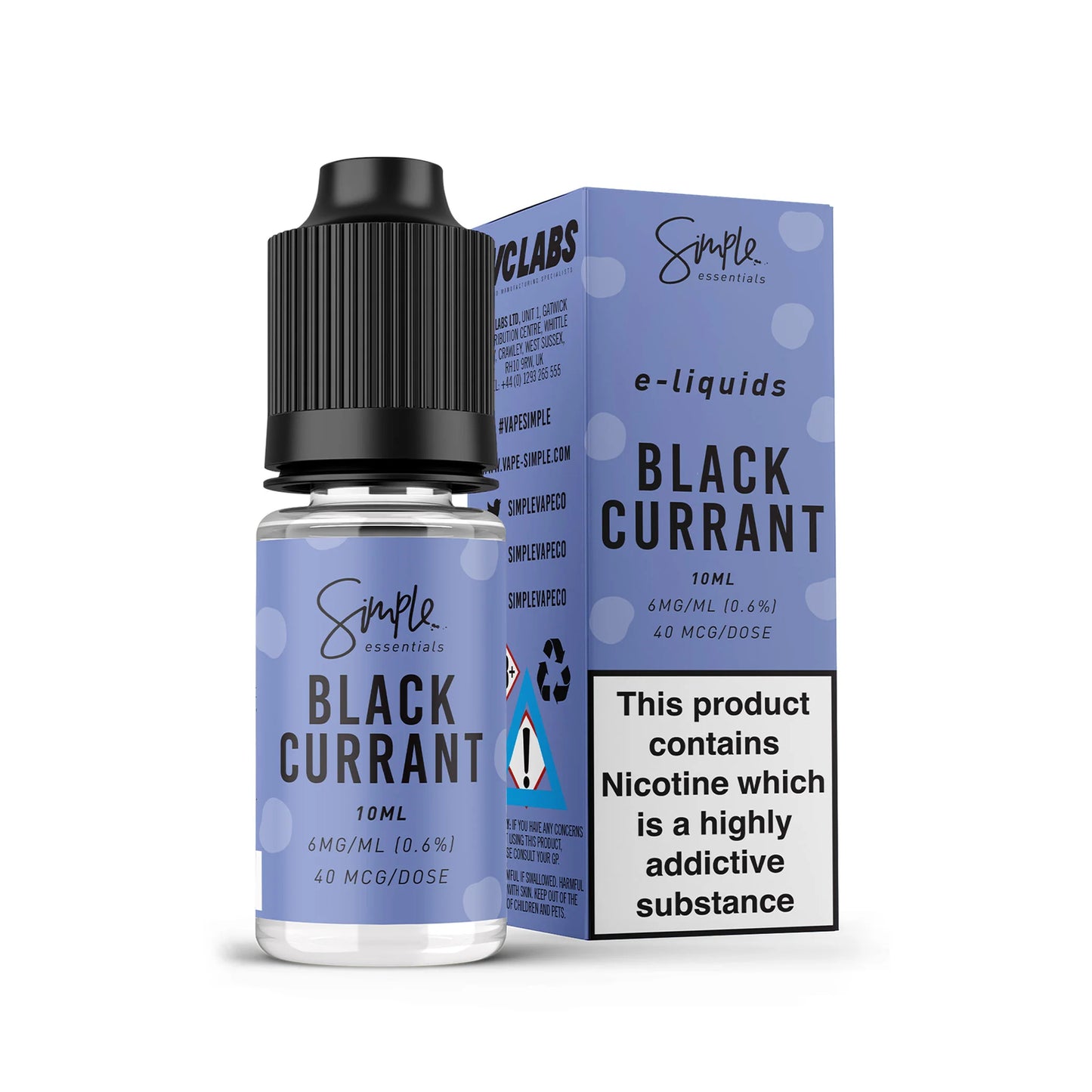 SIMPLE ESSENTIALS Blackcurrant 10ml