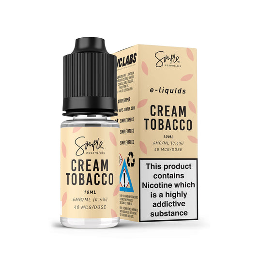 SIMPLE ESSENTIALS Cream Tobacco 10ml