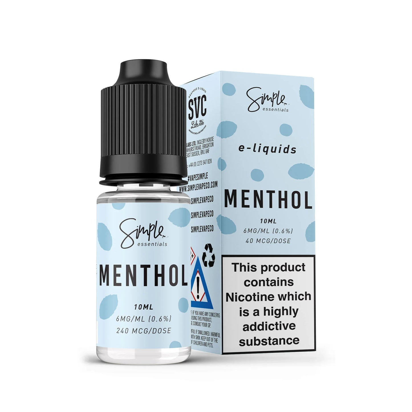 SIMPLE ESSENTIALS Menthol 10ml