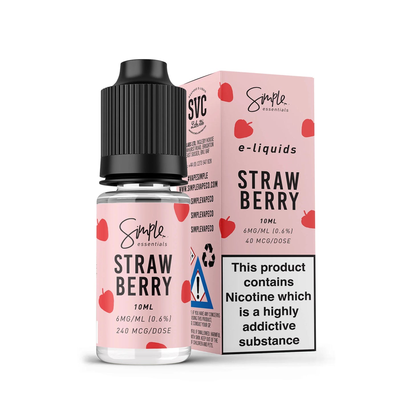 SIMPLE ESSENTIALS Strawberry 10ml